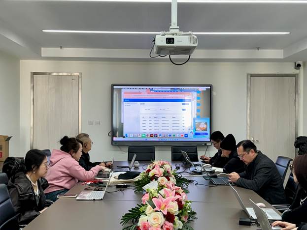 MBA教育中心对“智学”“智航”数字管理平台进行测试验收